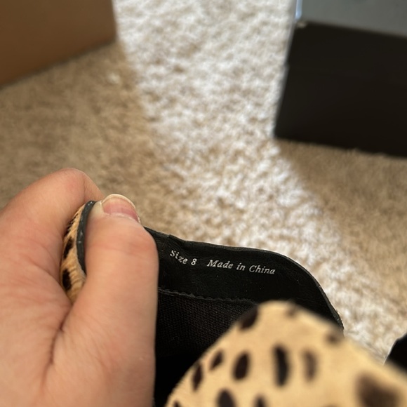 8 - Dolce Vita Sonni Leopard Calf Hair Ankle Booties, size 8 - Picture 4 of 4